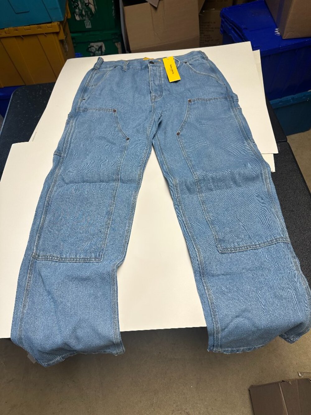 YELLOW LABEL CARPENTER PANTS LIGHT BLUE 30,31,32,33,34 OR 36